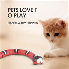 Remote Control Electric Toys Intelligent Induction Obstacle Avoidance Silver Ring Snake - TOYCENT 