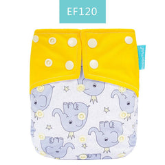 Happyflute Baby Cloth Diaper Waterproof Side Leakage Prevention Washable Diaper Pants Cloth Diaper Cloth Diaper Cover - TOYCENT 