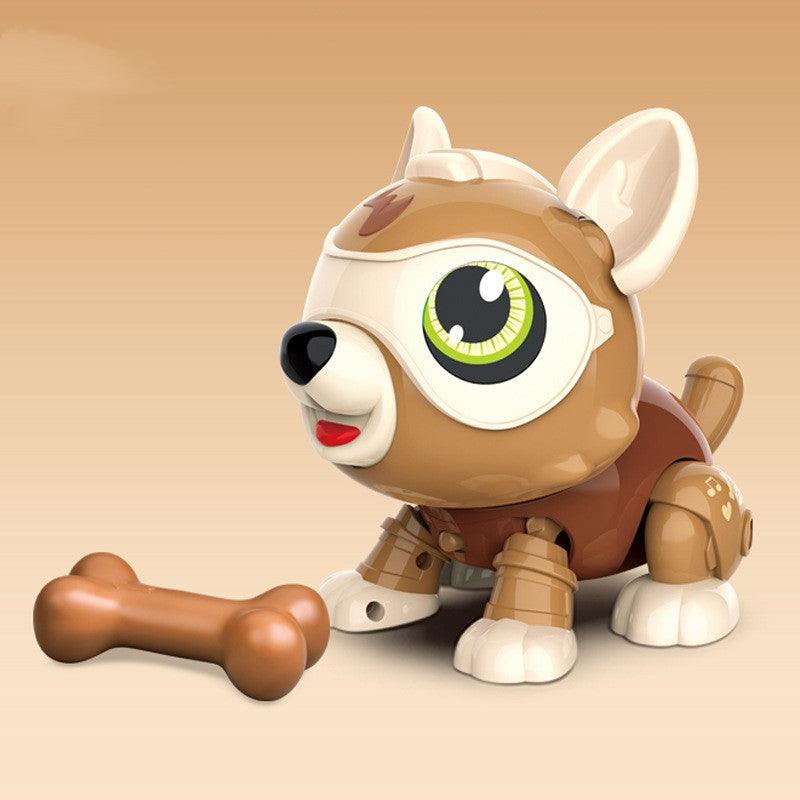 Children's Voice-activated Touch-sensing Electronic Robot Dog - TOYCENT 