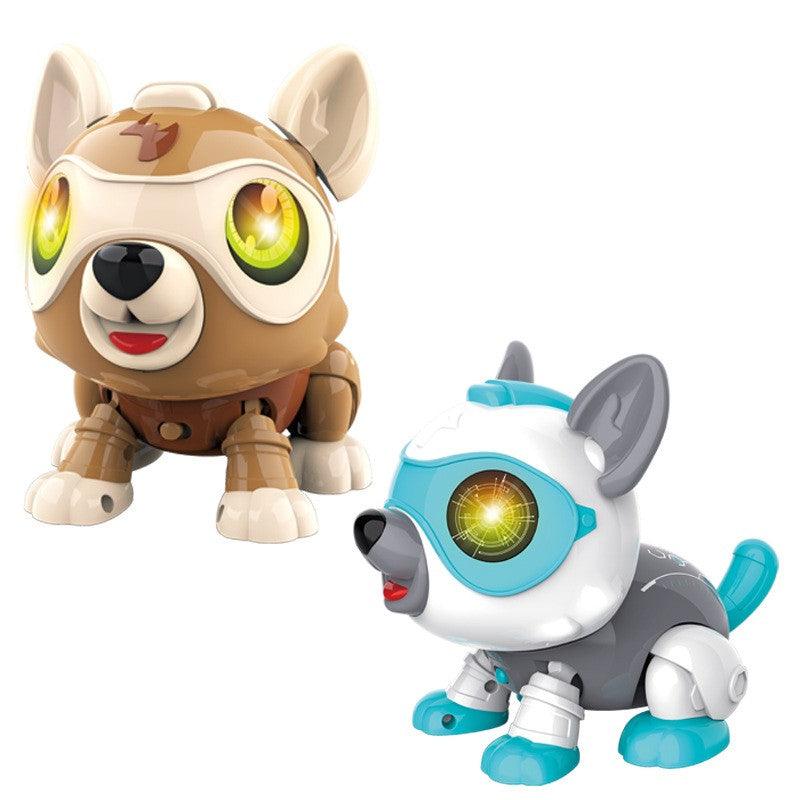 Children's Voice-activated Touch-sensing Electronic Robot Dog - TOYCENT 