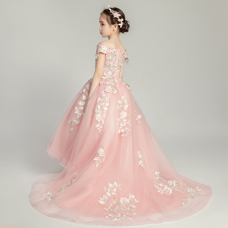 Atmospheric Dream Children Tail Princess Dress