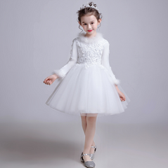 Girls'Piano Postumes, Flower Girl Evening Dresses, Wedding Dresses, Princess Dresses, Catwalks, Children's Little Hosts, Fluffy Gauze Skirts, Summer