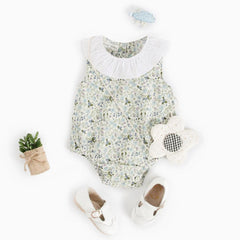 Cotton Romper Floral Baby Romper - TOYCENT 