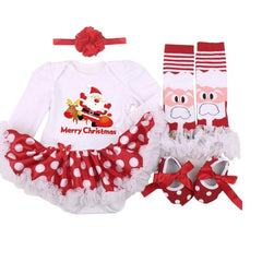 Four-piece Christmas Gift Newborn Clothing Set Baby - TOYCENT 