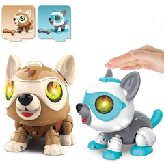 Children's Voice-activated Touch-sensing Electronic Robot Dog - TOYCENT 