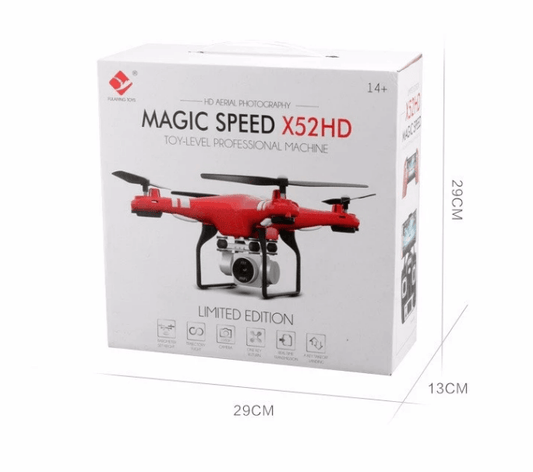 X52 RC drone with Altitude Hold 1080P 5MP HD Camera Quadcopter RC Drone 2MP WiF VS Phantom 3 Standard Syma X8HG - TOYCENT 