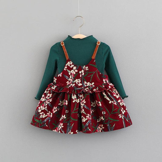 Baby Dress, Girl's Skirt, Autumn 1-2-3 Years Old Baby Clothes, Children's Clothing, A Piece Of E3087 - TOYCENT 