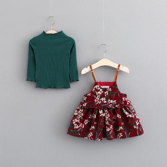 Baby Dress, Girl's Skirt, Autumn 1-2-3 Years Old Baby Clothes, Children's Clothing, A Piece Of E3087 - TOYCENT 