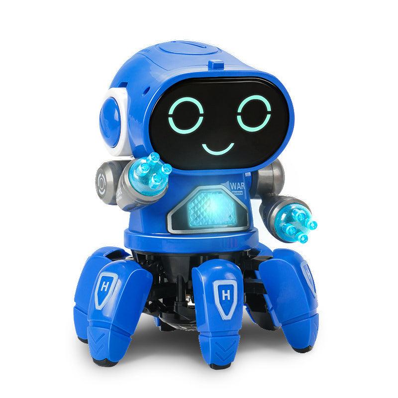 Electric Rock Robot, Music, Light, Automatic Walking, Swinging And Dancing Robot, Children's Toys - TOYCENT 