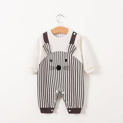 Cartoon Warm Cotton Baby Autumn Jumpsuit - TOYCENT 