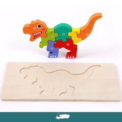 Children's Educational Toys Wooden Three-dimensional Montessori