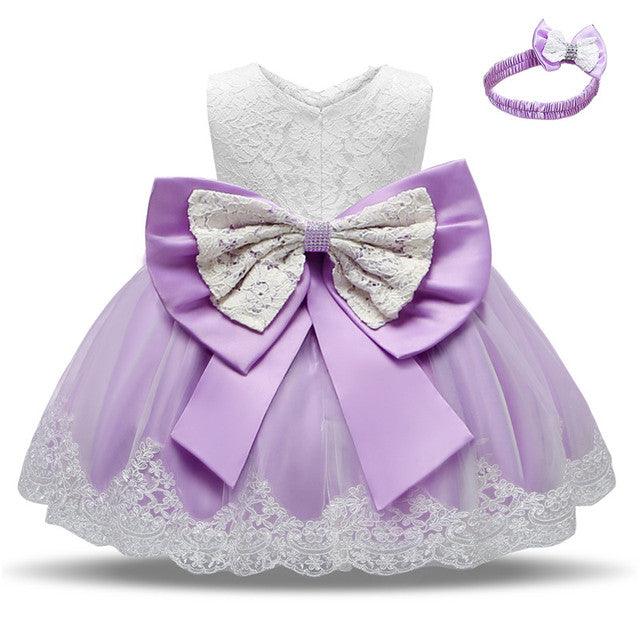 M Baby Girl Year Birthday Dress Newborn Christening Gown - TOYCENT 