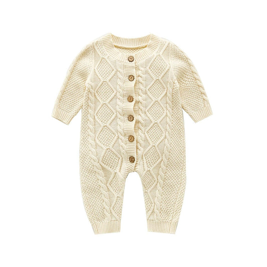 Baby cotton and woolen bodysuit - TOYCENT 