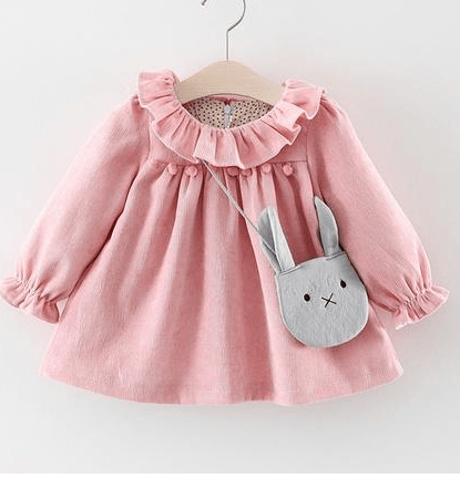 Spring and autumn new girls long-sleeved princess dress shirt baby bottoming shirt princess dress to send bags - TOYCENT 