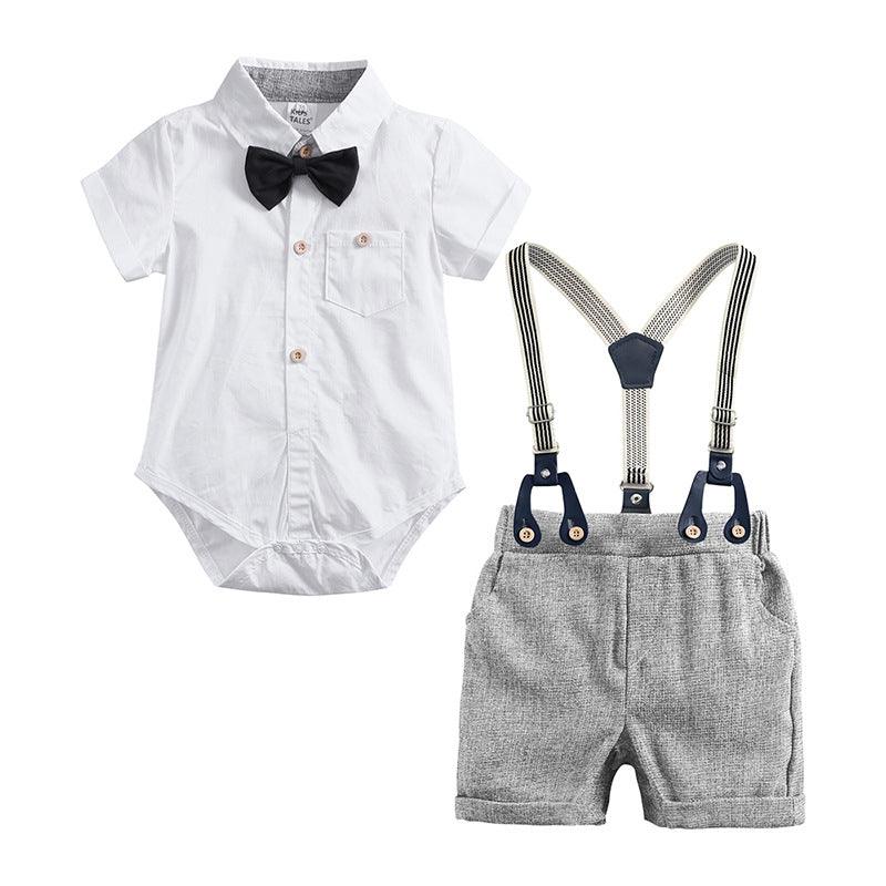 Baby Boys' Cotton Overalls Thin Suit - TOYCENT 