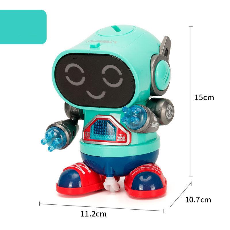 Electric Rock Robot, Music, Light, Automatic Walking, Swinging And Dancing Robot, Children's Toys - TOYCENT 