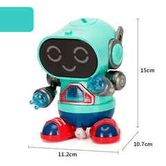 Electric Rock Robot, Music, Light, Automatic Walking, Swinging And Dancing Robot, Children's Toys - TOYCENT 