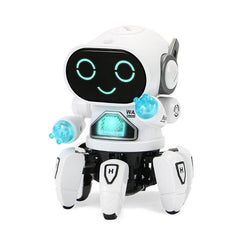 Electric Rock Robot, Music, Light, Automatic Walking, Swinging And Dancing Robot, Children's Toys - TOYCENT 
