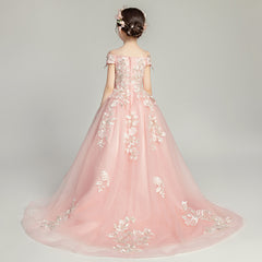 Atmospheric Dream Children Tail Princess Dress