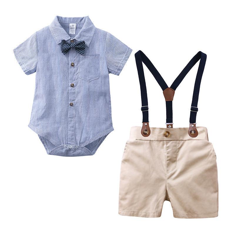 Baby Boys' Cotton Overalls Thin Suit - TOYCENT 