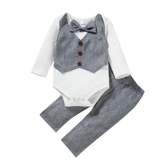 Trendy Gentleman Style Bowknot Children's Suit - TOYCENT 