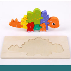 Children's Educational Toys Wooden Three-dimensional Montessori