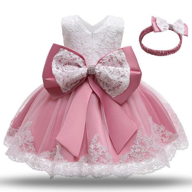 M Baby Girl Year Birthday Dress Newborn Christening Gown - TOYCENT 