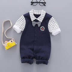Baby Clothes Cotton Gentleman's Children's Clothes Romper - TOYCENT 